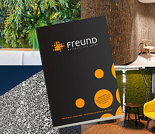 Vorschau, Freund GmbH Materialkatalog zum Download