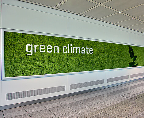 Freund Evergreen Premium moss walls with motifs, Munich Airport